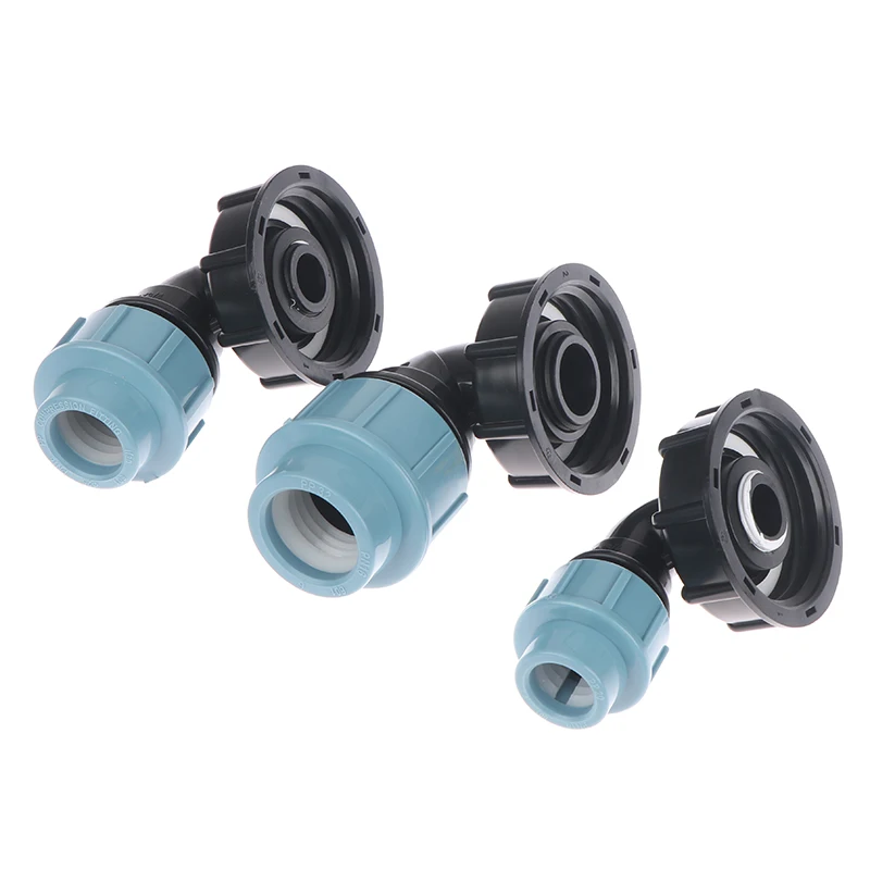 

IBC Water Tank Pipe Joints Garden Water Connectors For Tank Elbow Outlet 20/25/32MM Watering Irrigation Tool