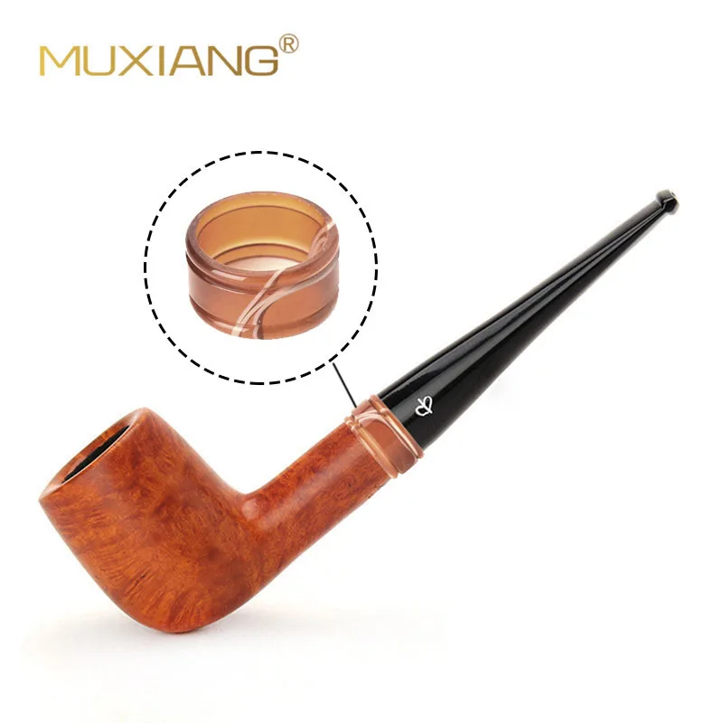 

MUXIANG 10 шт. 9 мм ширина кофейного цвета DIY акриловое кольцо для изготовления табачных труб украшение и художественное украшение для трубка для курения табака