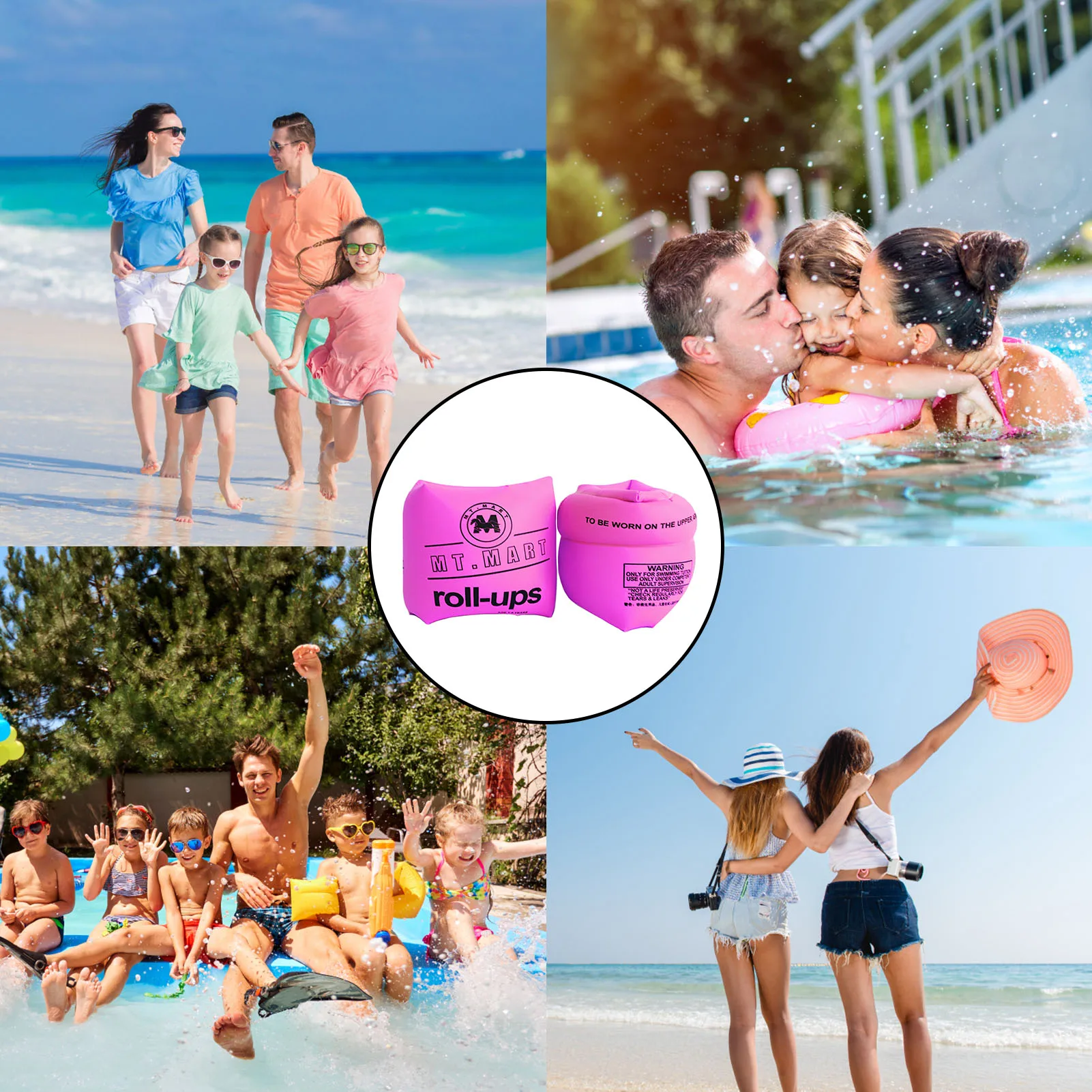 Надувные повязки на руку детские рукава плавательный круг поплавок круглая