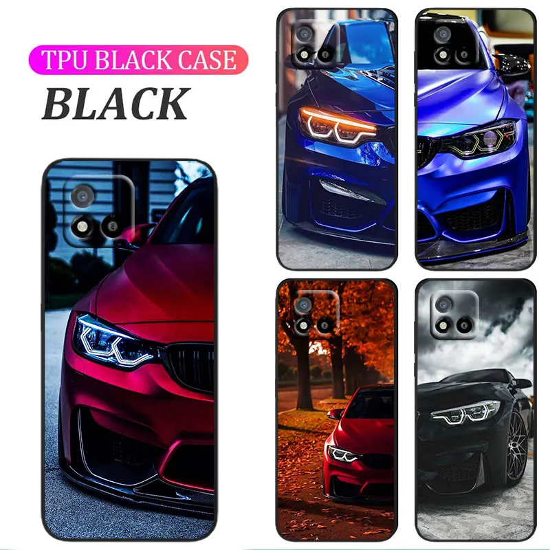 

Blue Red Sport Car Cover For OPPO A74 A72 A53 Reno 7 6 5 4 2 Find X3 X2 Z Lite Neo Pro Plus SE Black Phone Case