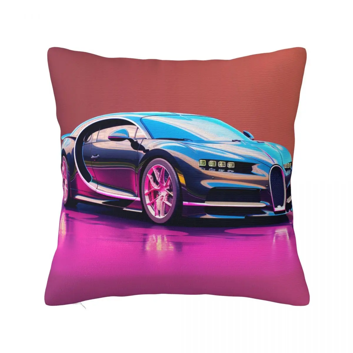 

Sports Car Pillow Case Cartoon 2D Elements Bedroom Zipper Pillowcase Summer Soft Polyester Cover