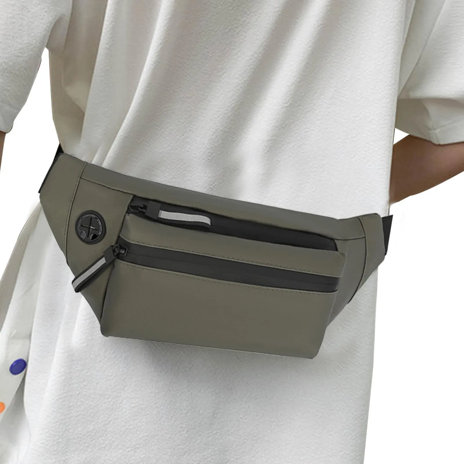 

Mobile Phone Waist Bag Male Fashion Shoulder Belt Bag Waterproof Waist Bag For Outdoor Sports Running Cycling Travel Phone Pouch