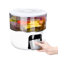 12 13l refrigerator cold kettle with faucet rotating water pitcher juice beverage dispenser container tea cold water bucket