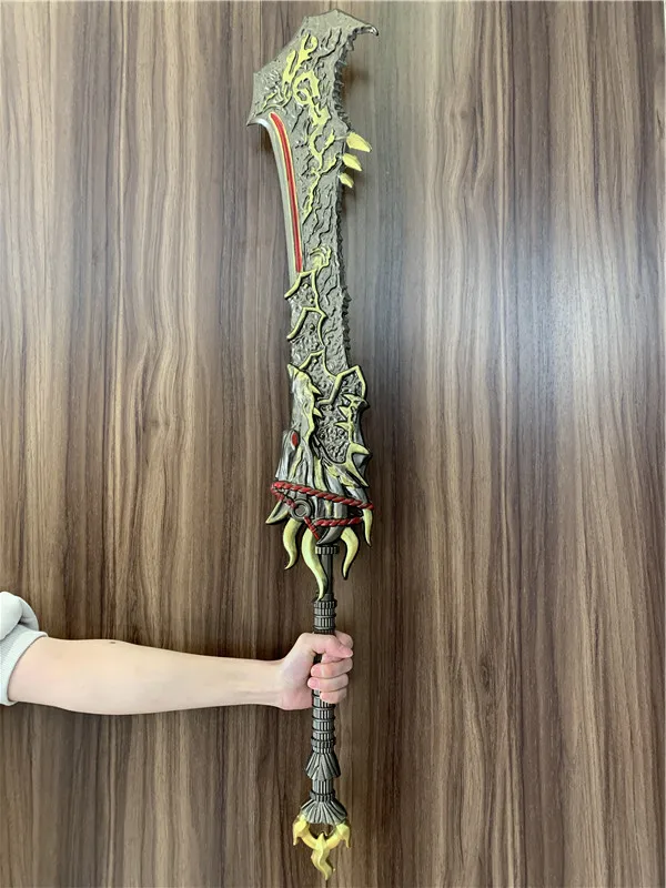 100cm Broadsword Game Naraka Bladepoint Sword Cosplay Axe 1:1 Prop Weapon Role Playing Cos Ghost Safety PU Model Toy - купить по