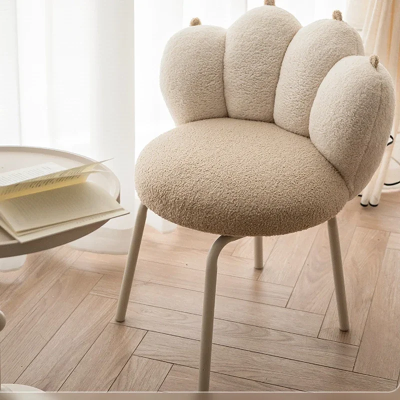 Кремовый стиль кресло для макияжа спальни скандинавский туалетный столик комод