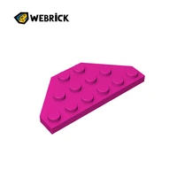 webrick building blocks parts 1 pcs corner plate 3x6 43127 2419 compatible parts diy educational classic brand gift toys