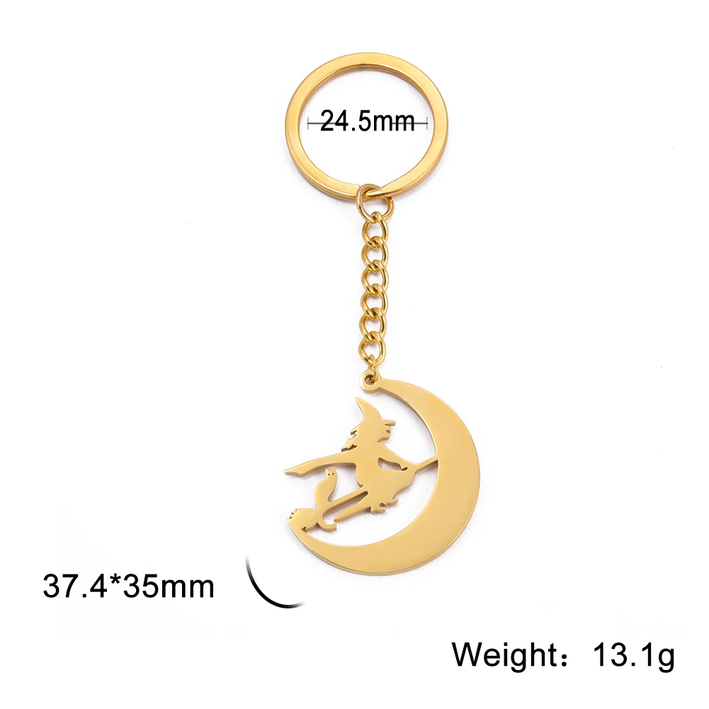 Skyrim метла Кошка Луна колдунья автомобильный брелок колдовство кулон из