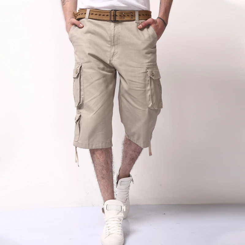 2022 Summer Mens Cotton Cargo Shorts 