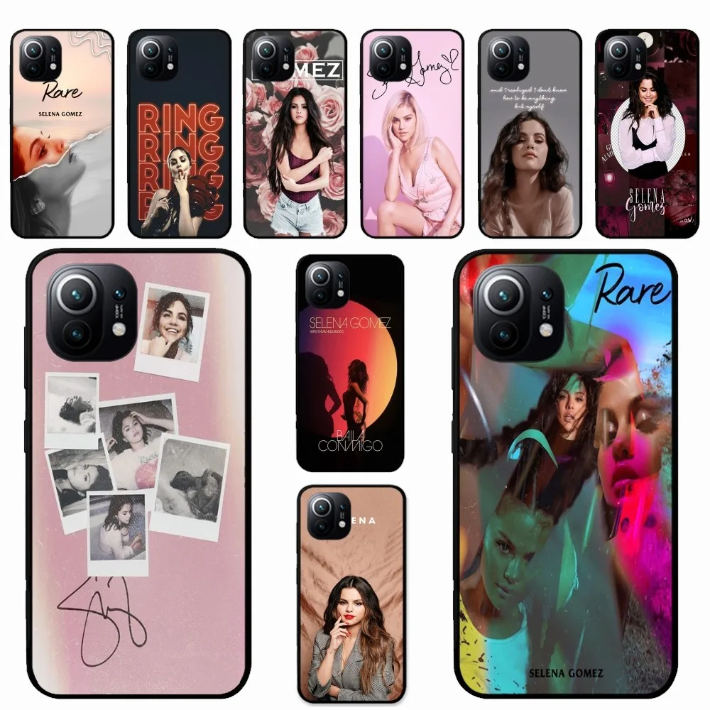 S-Selena G-Gomez Singer Phone Case For Xiaomi Mi 5X 8 9 10 11 12 lite pro 10T PocoX3pro PocoM3 Note