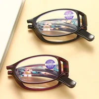 anti blue light elegant printed fashionable and convenient presbyopia glasses folding reading glasses women men gafas 1 0 4 0