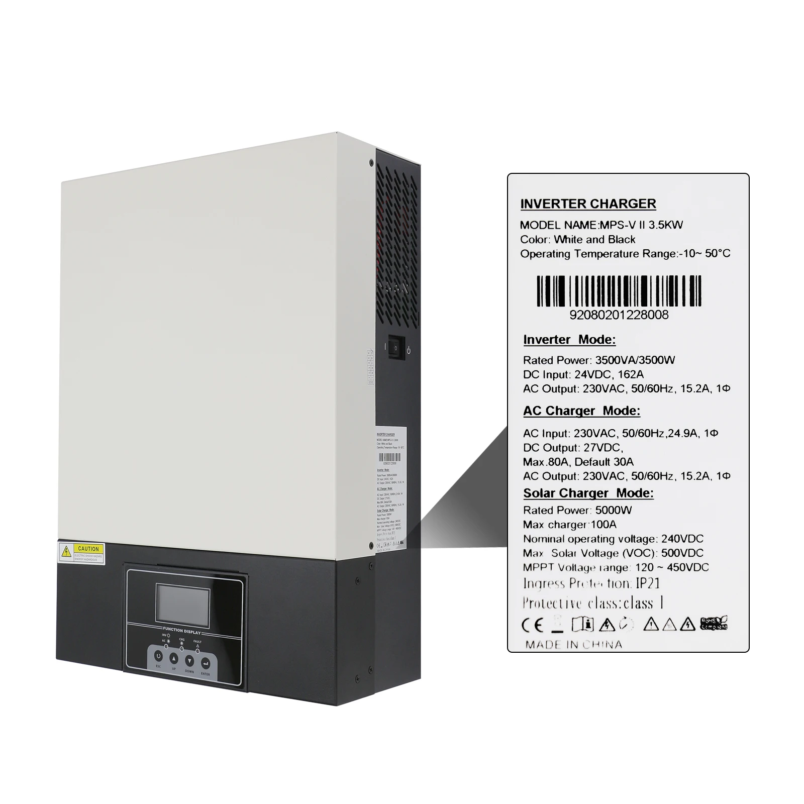 Зарядное устройство PowMr MPPT 3500 a для солнечной батареи 5000 Вт гибридный солнечный