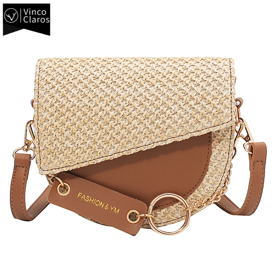 

High Quality Trend Women's Woven Bags Summer Fashion Shoulder Bag Purses and Handbags Luxury Designer Crossbody Bags for Women