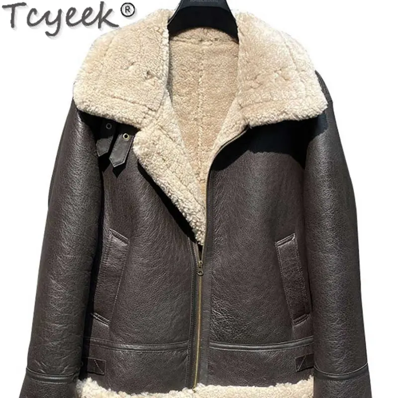 

2022 New Real Fur Coat Men Jackets for Winter Natural Sheepskin Jacket Thickened Genuine Leather Coats Men Clothing Chaquetas FC