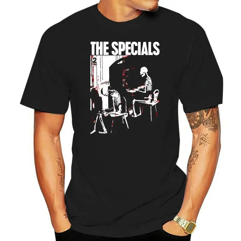 

The Specials Ghost Town 2 Tone Ska Retro Men Black Tshirt Size S 2Xl