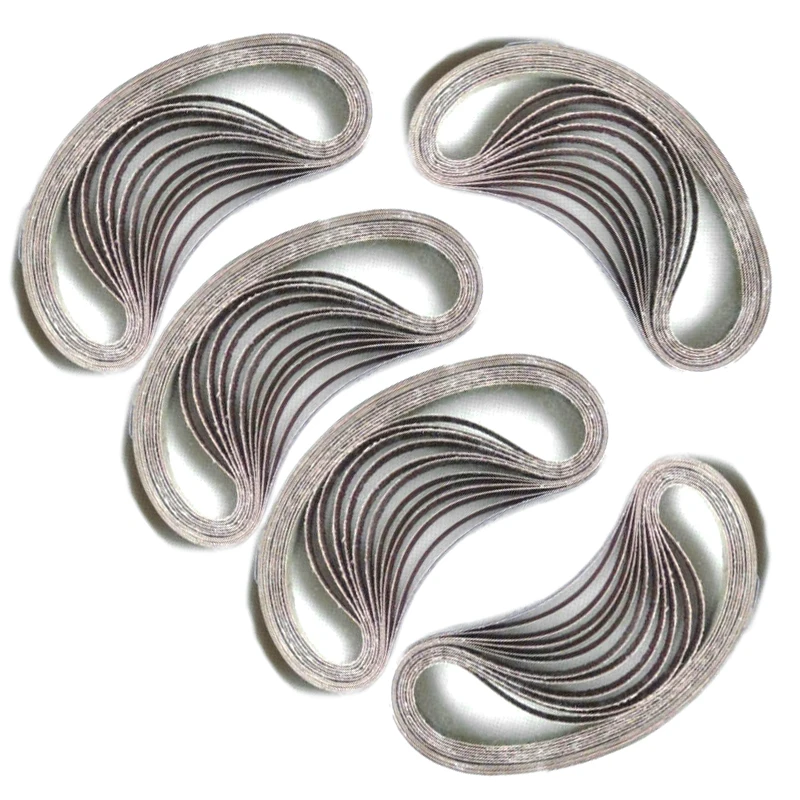 

60Pcs 13x457mm Sanding Belt Abrasive Belt Band Sandpaper For Black&Decker Power Files BD 280 282E 290 292E KA 290 292 292E 293E