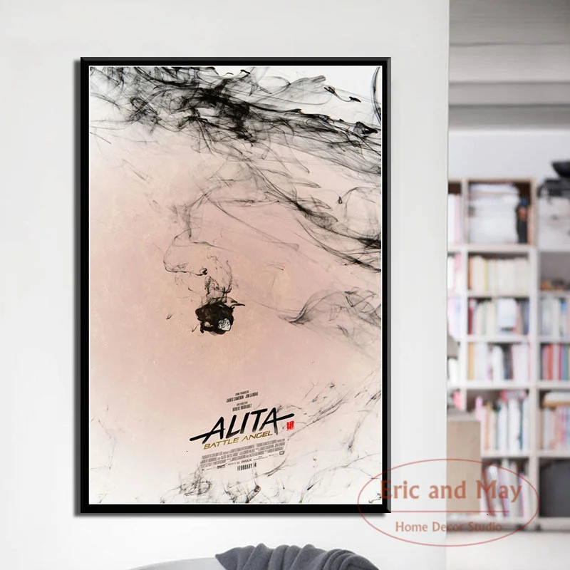

Alita Battle Alita 2019 Hot New Movie James Cameron Art Vintage Canvas Poster Wall Home Decor Artwork