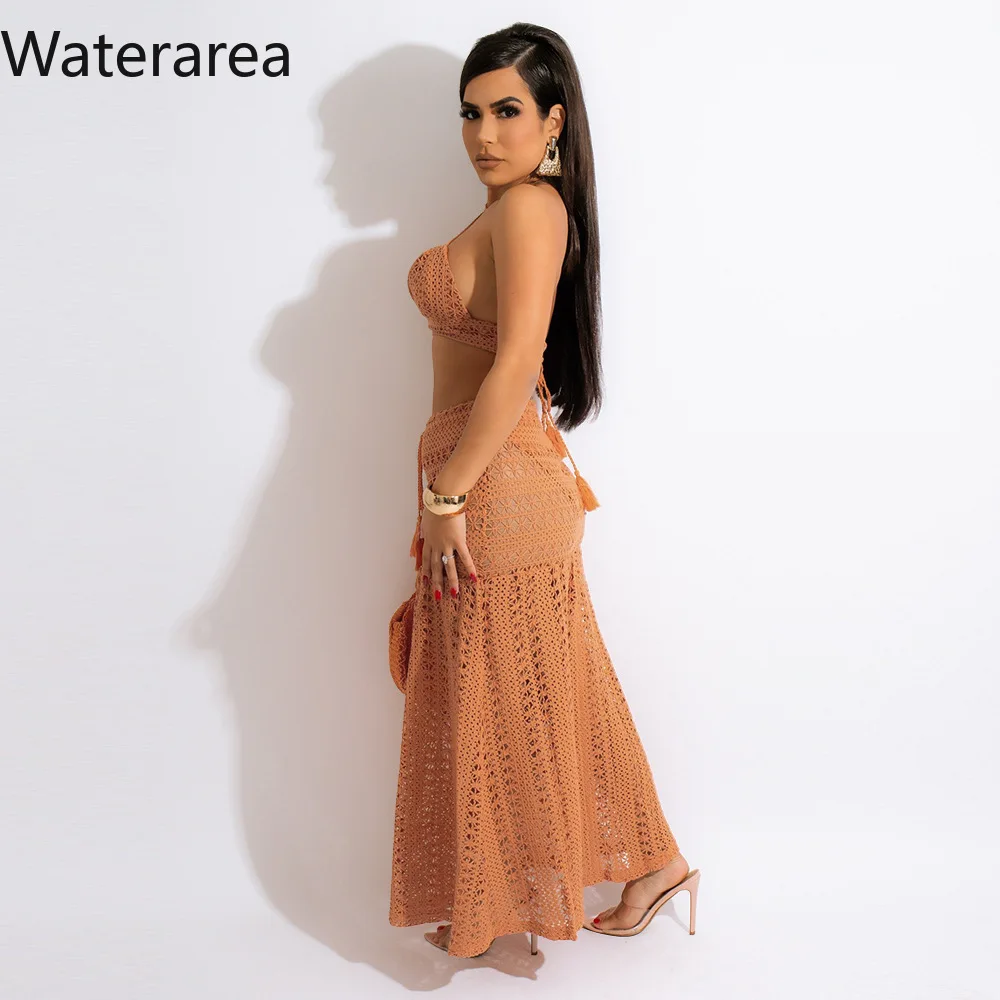 Сексуальный прозрачный кружевной Женский комплект Waterarea модный однотонный