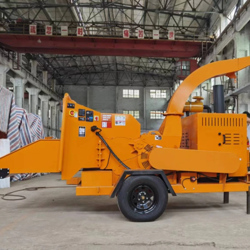 Мобильный измельчитель ветвей дерева большой емкости опилок экологически