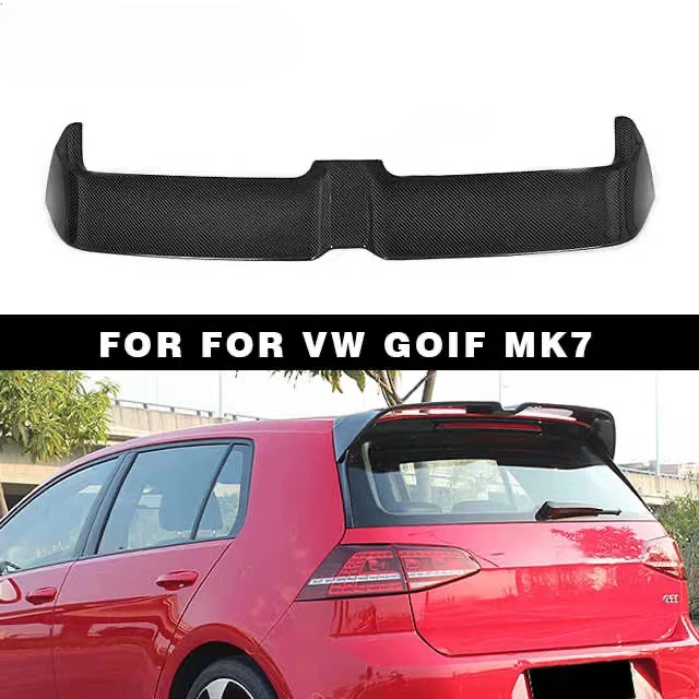 Фитиль R32 верхнее крыло задний спойлер из углеродного волокна на крышу для Volkswagen