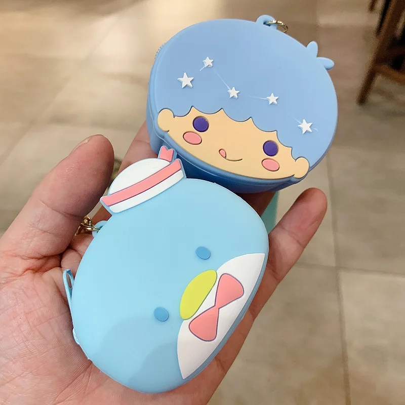 Kawaii Sanriod Cinnamonroll My Melody KT cat Аниме мультфильм Мини Кошелек для монет брелок