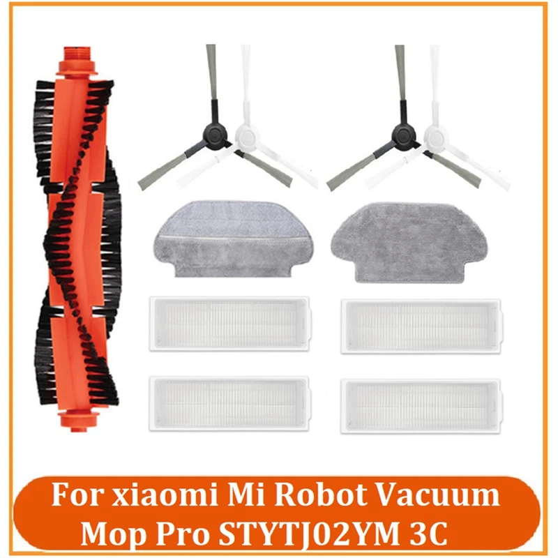 

Vacuum Cleaner Main Side Brush Main Side Brush Mop Cloth For Xiaomi Mi Robot Vacuum-Mop Pro STYTJ02YM 3C