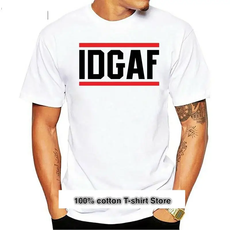 

IDGAF-Camiseta gris для мужчин