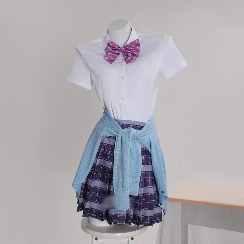 Аниме Ширакава Руна косплей японская милая школьница горячие девушки школьная