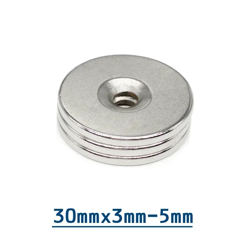 1/2/5/10/15/20/30 шт. 30 х3-5 круглые мощные магниты х3 мм отверстие 5 Х5 диск потайной