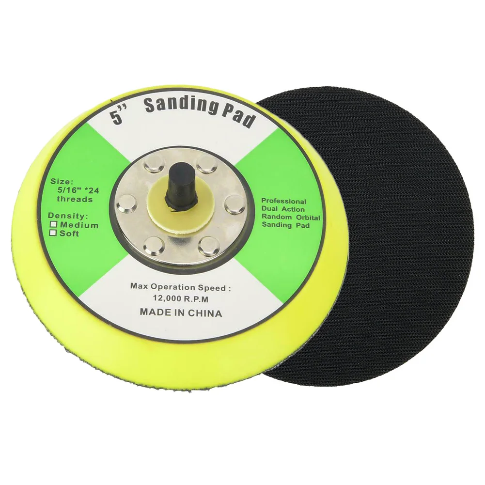 

5 Inch 125mm Sanding Pad Polishing Sanding Disc Backing Pad Hook And Loop Sander Disc For Air Sander DA And Other Orbital Sander