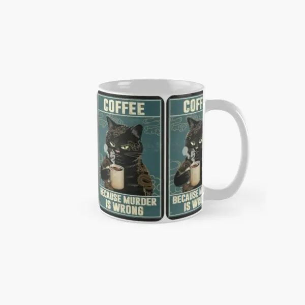 

Кофе из-за неправильного классического кружка ручка круглая кофе фото посуда для напитков простые подарки с принтом изображение чая