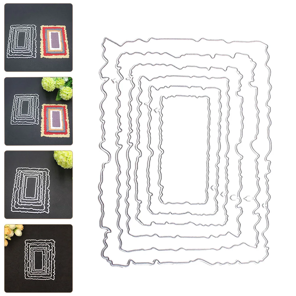 

1 set of Rectangular Cutting Die DIY Embossing Cutting Die Scrapbook Cutting Die
