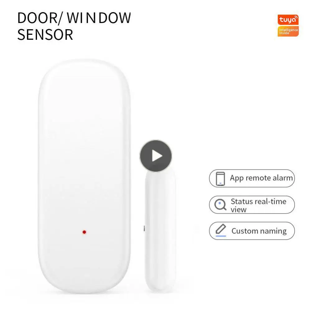 

Door / Window Alarm Detector Durable Tuya Wifi Door Magnetic Alarm Anti-theft Wireless Connection App Remote Monitoring Sensor