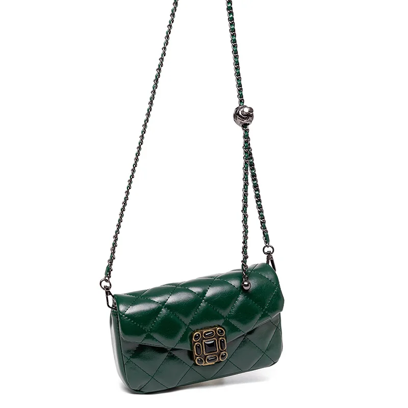 

Womens Spring Summer Black Sheepskin Shoulder Bags Quality Handbag Chain Flap Crossbody Bag Women Clutch Bags Ladies Hobo Bag