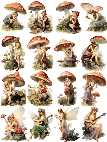 

Набор наклеек TIAMECH с цветами эльфов и фей