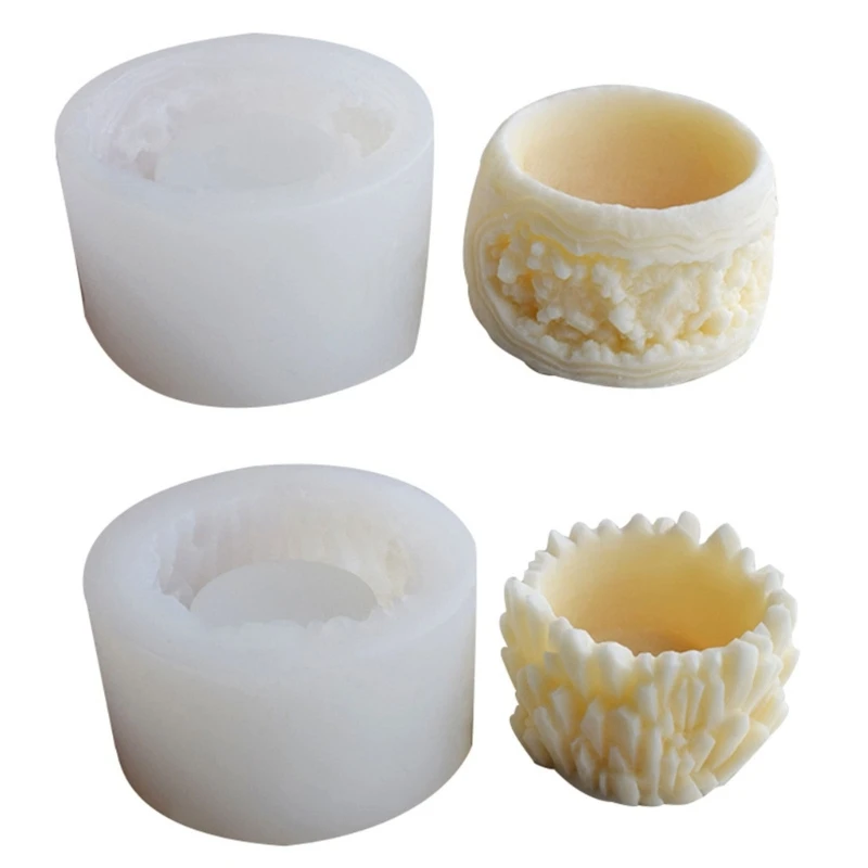 

Round Concrete-Flower Pot Silicone Mold Succulent Planter-Silicone Mold Homemade-Succulent Plant Pot Mold DIY Pen Holder