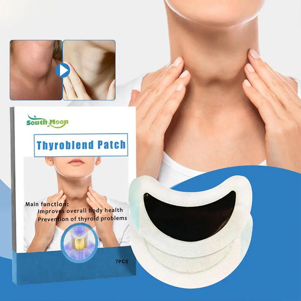 

7 Pcs Thyroid Multifunctional Patch Thyroid Lymphatic Patch Relieves Swollen Neck Lymphatic Drainage Herbal Plaster Patch