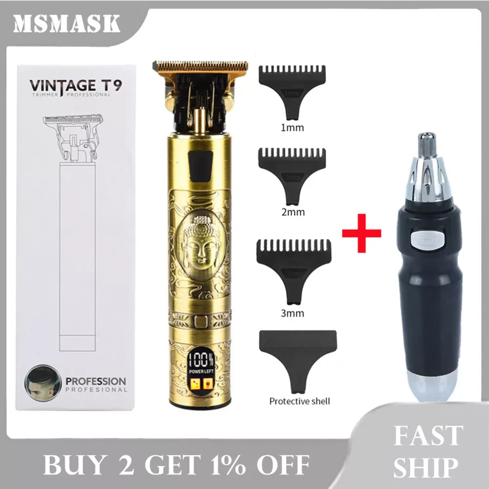 

Nose Hair Trimmer + Hair Clipper Professional Shaver Beard Barber Hair Cutting Machine Rechargeable