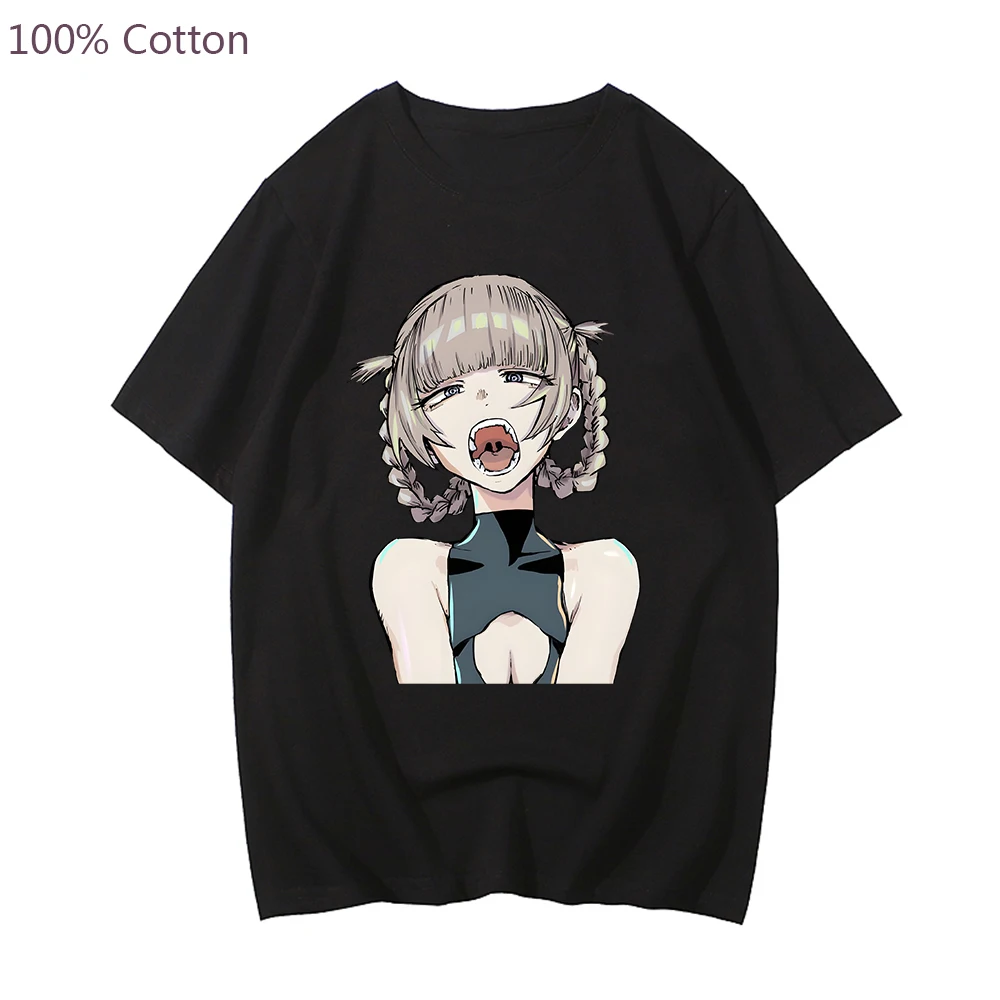 

Call of the Night Japanese Anime T-shirt Waifu Senpai Hentai Tshirt Yofukashi no Uta Nazuna Sexy Girl Tops Men/Women Cotton Tees