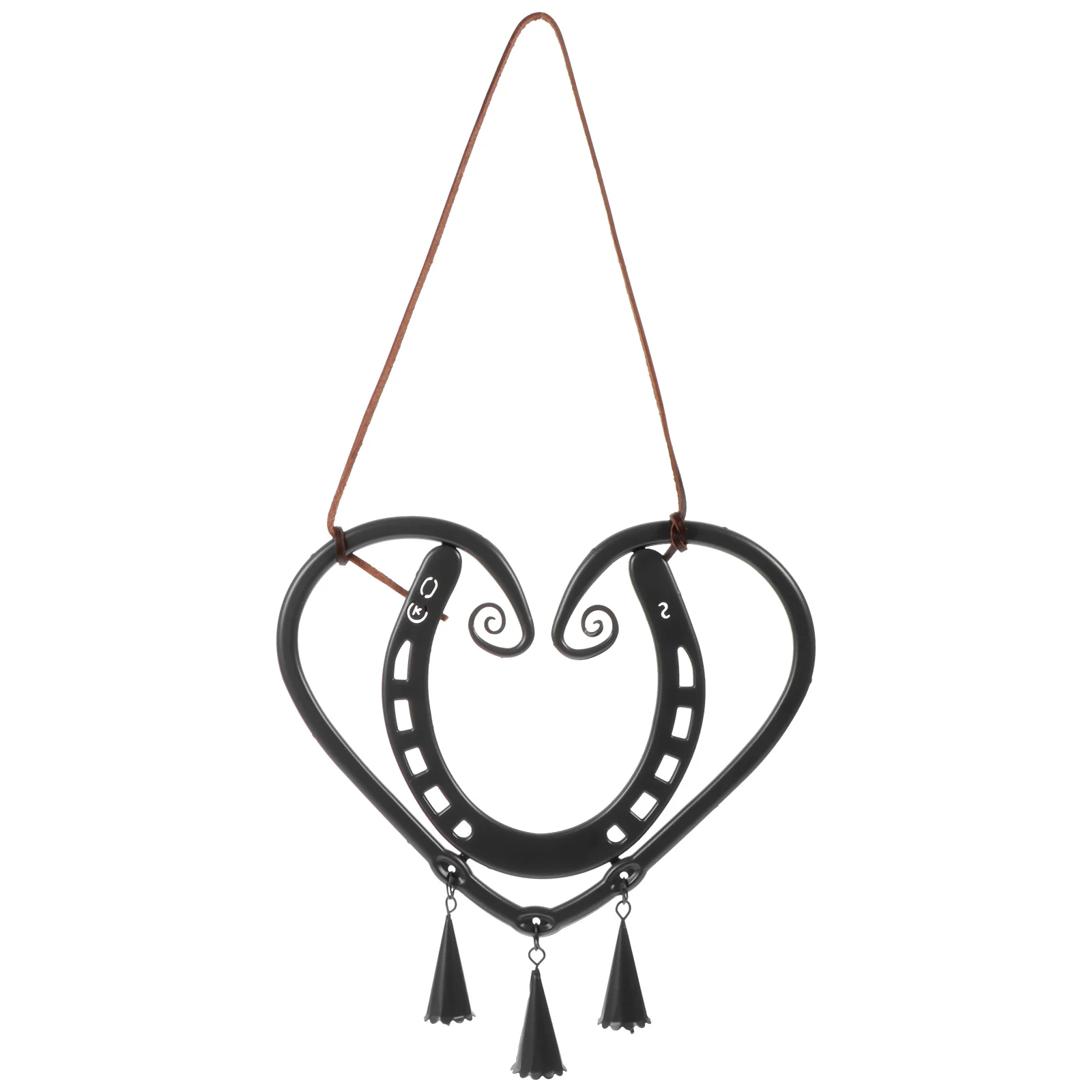 

Wind Heart Chime Bell Metal Chimes Windchime Catcher Ornament Shui Feng Vintage Iron Wall Love Decoration Doorbell Musical