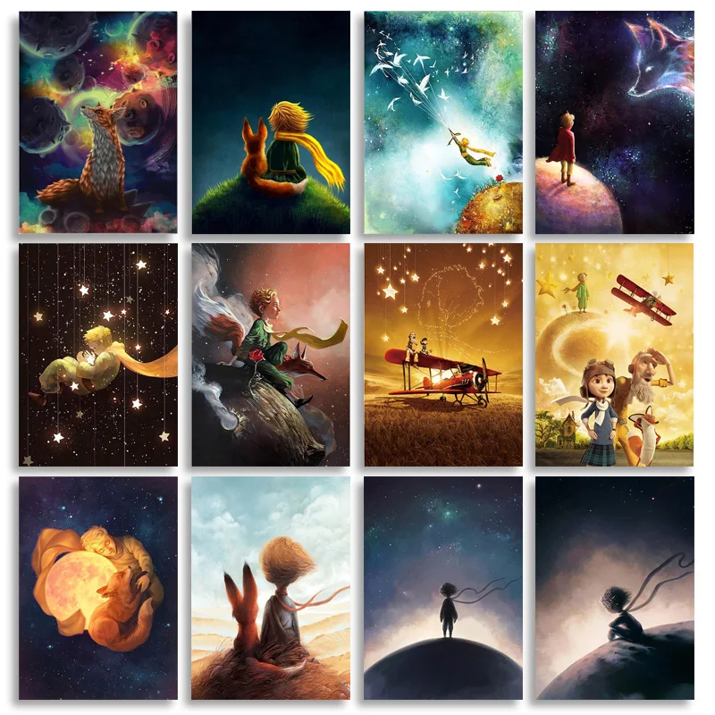 

Photo Custom Paint By Numbers The Movie The Little Prince Poster Picture Oil Painting By Numbers on Canvas Frameless DIY Decor