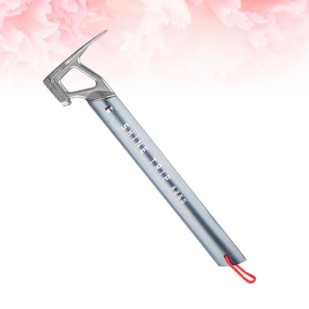 

Mountaineering Hammer Aluminum Camping Tent Canopy Nail Hammer Outdoor Camping Tent Nail Puller Hammer
