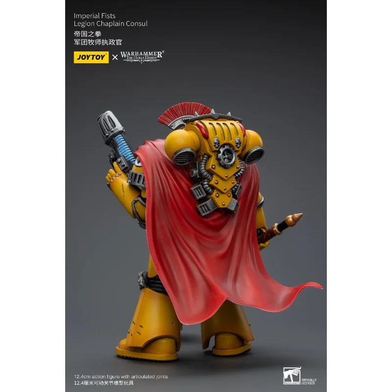 Фото JOYTOY Warhammer The Horus Heresy 1/18 Имперский Капеллан Легиона Кулаков-Империалистов, Коллекционная Фигурка с Подвижными Суставами №3