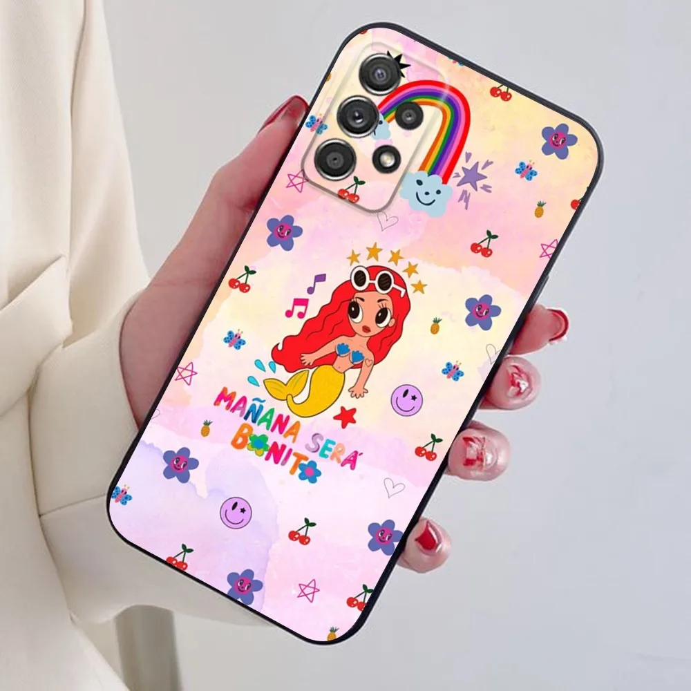 Чехол для телефона Karol G Samsung S24 S21 S22 S23 S30 Ultra S20 Plus Note 10 9 черный мягкий силиконовый