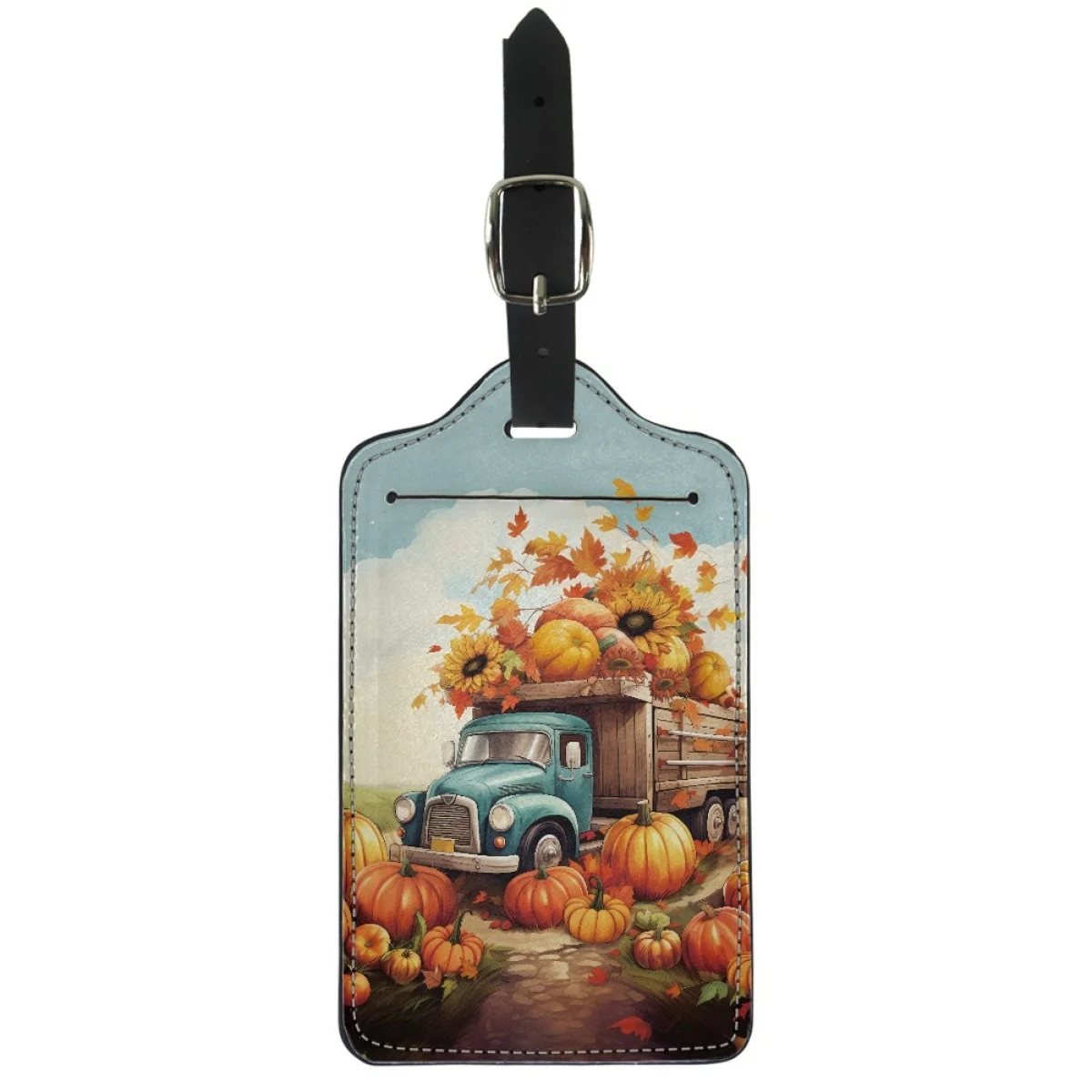 

Бирки для багажа twoheart sgirl на День Благодарения, тыквы И Подсолнухи, этикетка с узором, праздничные аксессуары для путешествий, креативный лучший подарок