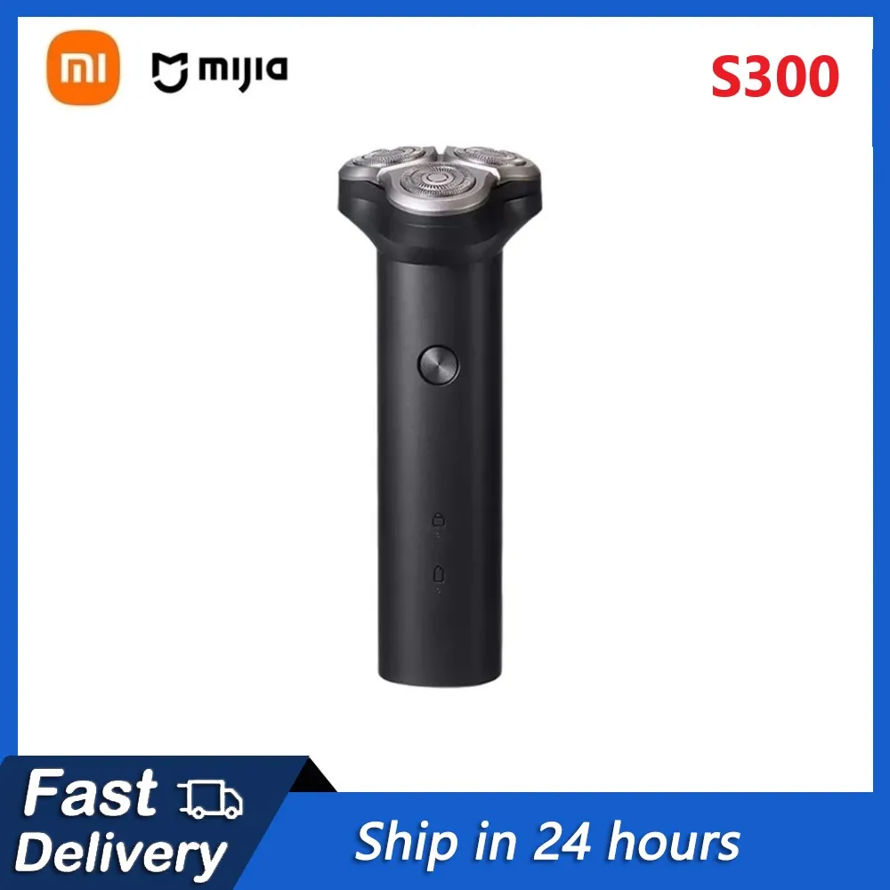 2021 XIAOMI MIJIA Electric Shaver S300 Man Electr Shaver 3 Head Razor IPX7 waterproof Beard Trimmer For Man