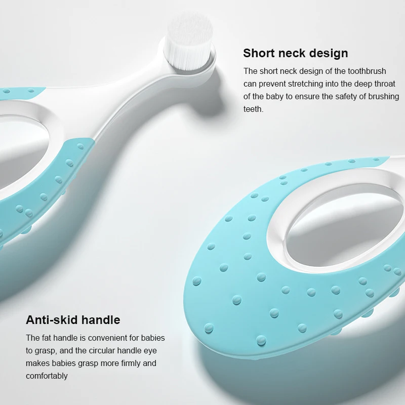 

Oral Care Infants And Babies Ten Thousand Hair Toothbrush Small Head Anti Slip Design On The Back New Ultra Soft Brush Head