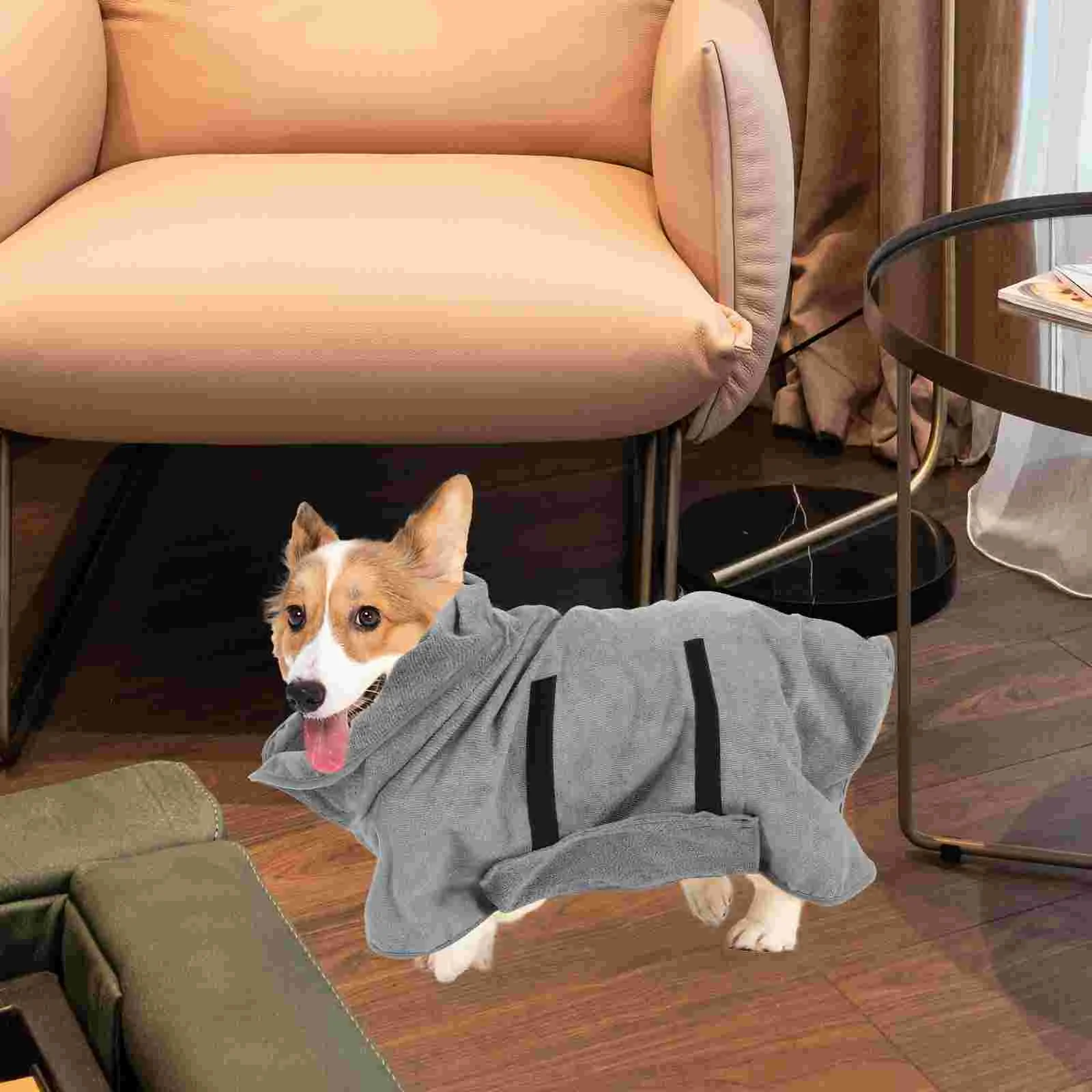 

Pet Costumes Clothes Robe Dog Bathrobe Dogs Towel Puppy Polyester Travel