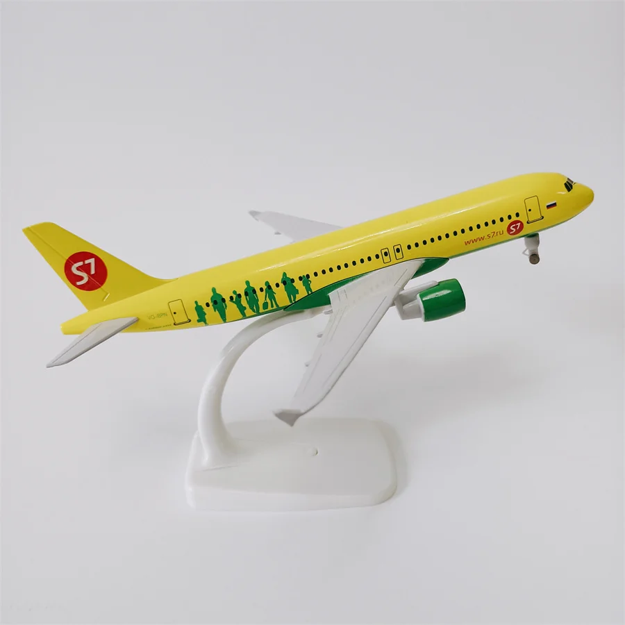 Модель самолета с колесами 19 см из металлического сплава для российских и