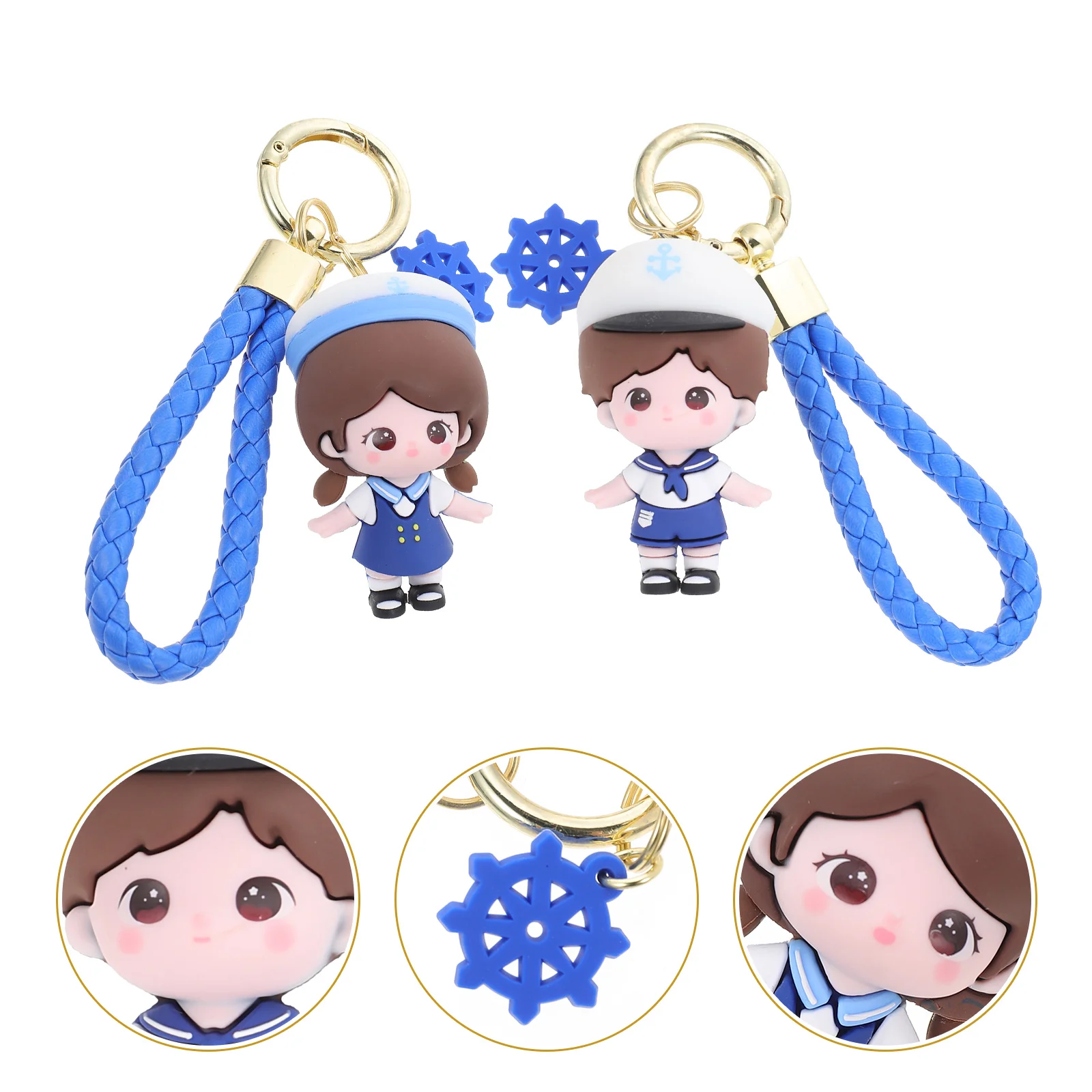 

Keychain Keychains Pendant Backpack Hanging Cat Cute Ring Couple Keyring Key Christmas Decor Keys Cartoon Lover Wedding Couples