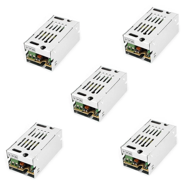 

5X Switching Power Supply Converter AC 110-220V 12V 1A 12W For LED Strip Light